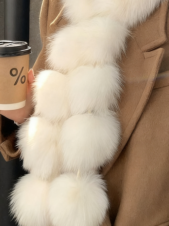 Light luxury shawl plush scarf