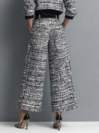 Urban Color Block Straight Pants