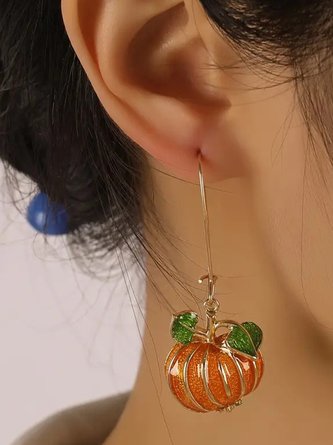 Urban Pumpkin Pattern Dangle