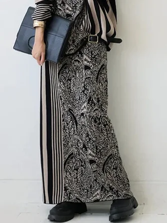 Urban Printing Paisley Maxi Skirt