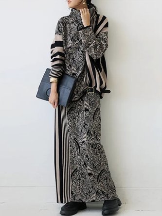 Urban Printing Paisley Maxi Skirt