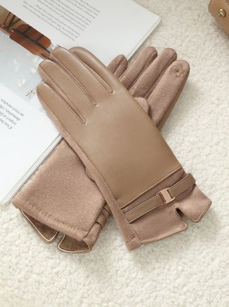 Plain Pu Urban Gloves