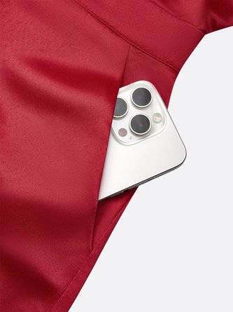 Urban Puff Sleeve Plain Asymmetrical Jumpsuit