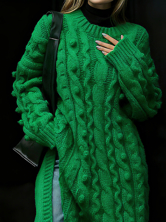 Urban Plain Crew Neck Sweater