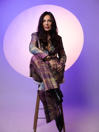 Urban Multi-Plaid Straight-Leg Pants