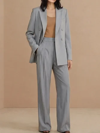 Plain Regular Fit Urban Pants