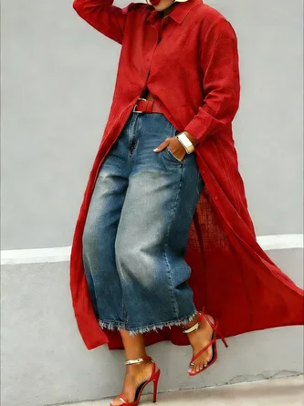Urban Chic Denim Wide-Leg Jeans - Image 5