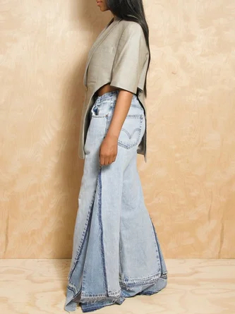 Urban Denim Distressing Jeans - Image 4