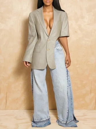 Urban Denim Distressing Jeans - Image 2