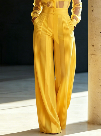 Urban Striped Straight Pants Pant