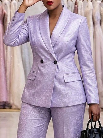 Urban Flash Plain Shawl Collar Blazer