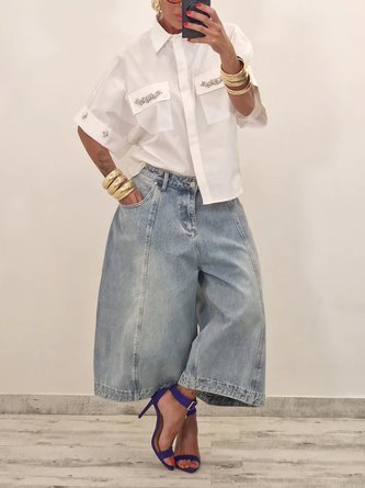 Denim Loosen Casual Jeans - Image 2