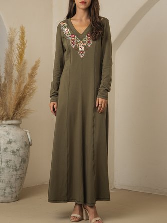 maxi dresses with long sleeves online