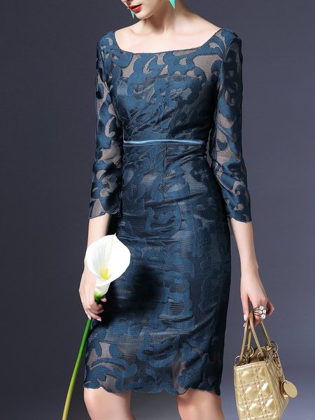 https://www.stylewe.com/product/blue-3-4-sleeve-square-neck-midi-dress-23463.html