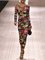 Floral Elegant Skinny Long Sleeve Midi Dress