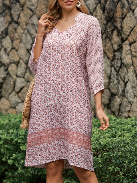 summer dresses midi with sleeves