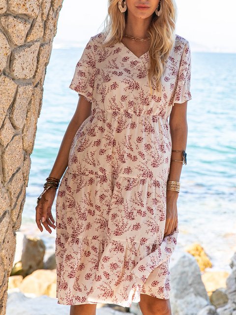 white casual dresses