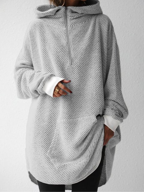 gray plain hoodie