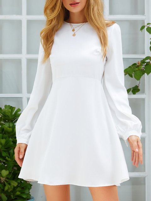 plain chiffon dresses