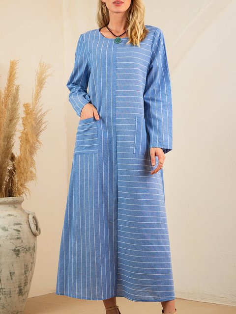 blue dress going out