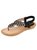 Rhinestone Beaded Boho Thong Sandals