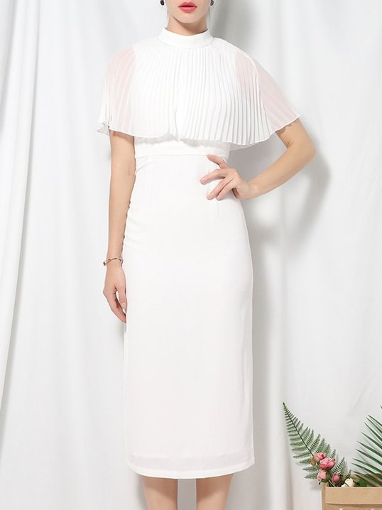 Stylewe Prom Dresses Chiffon Dresses Cocktail Sheath Stand Collar