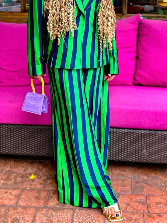 Striped Regular Fit Urban Fashion Pants