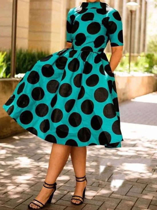 Urban Regular Fit Shawl Collar Dress