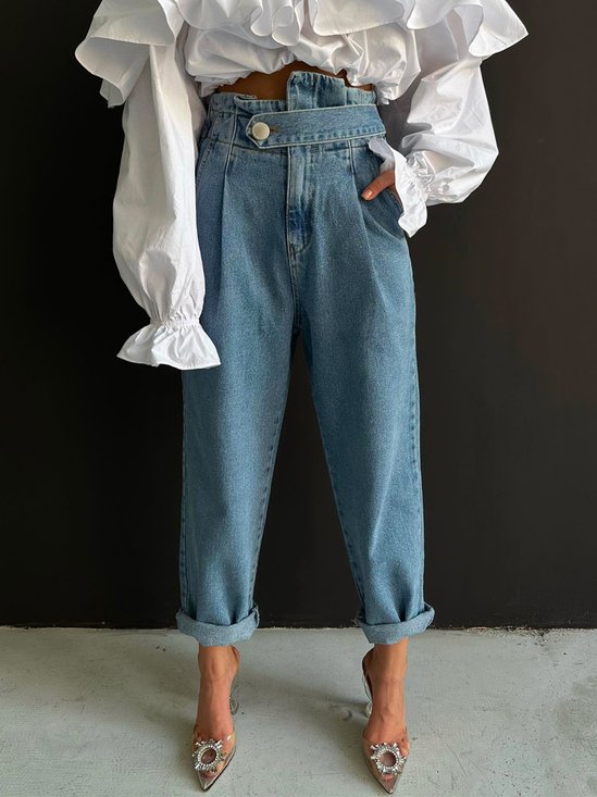 Urban Plain Regular Fit Denim Jeans