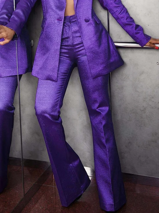 Urban Satin Regular Fit Fashion Pants
