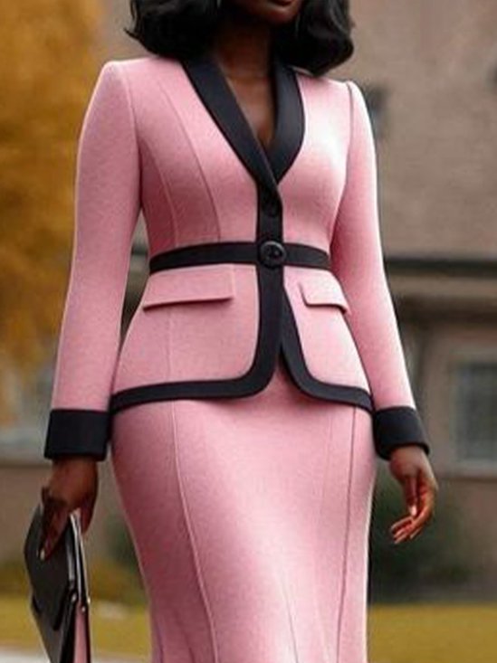 Fashion Elegant Solid Outerwear(3 Colors)