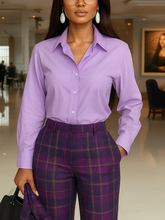 Urban Classic Cotton Button-Up Shirt