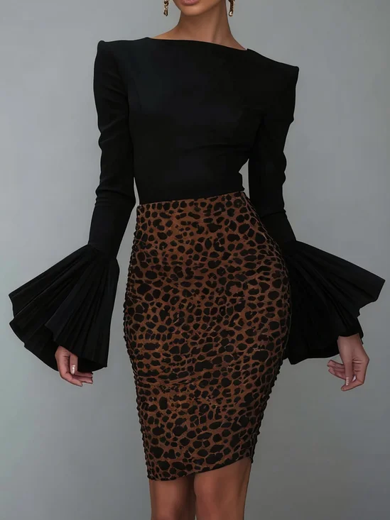 Elegant Plain Off The Shoulder Blouse