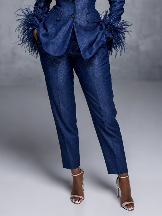 Faux Denim Urban Jeans