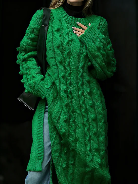 Urban Plain Crew Neck Sweater