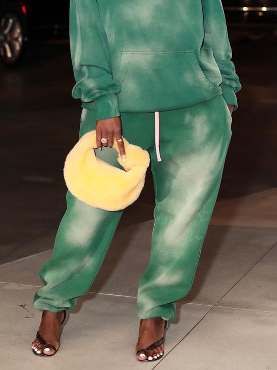 Casual Random Print Printing Baggy Pants