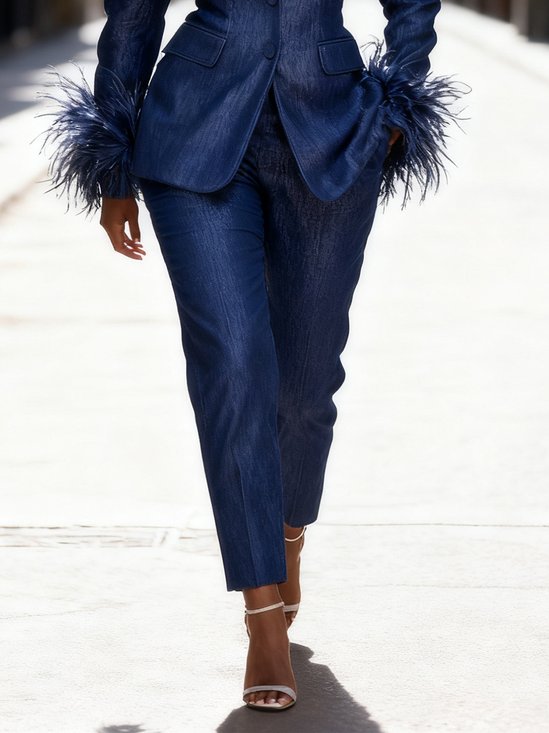 Faux Denim Urban Jeans