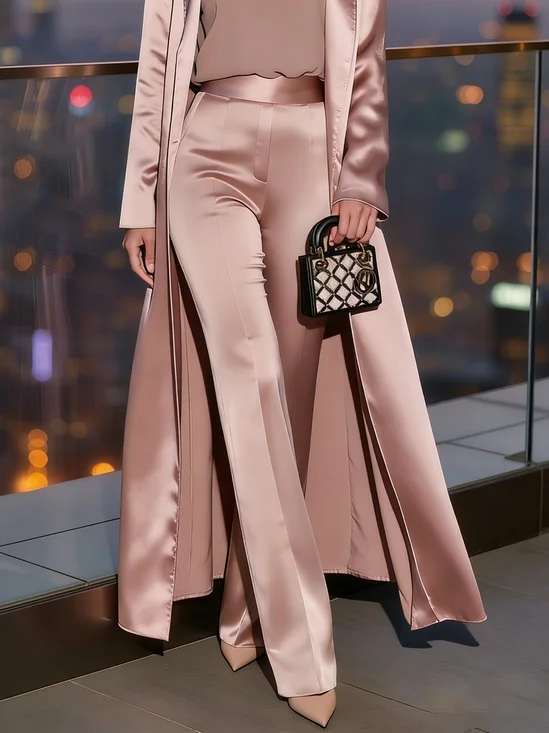 Urban Plain Straight Pants