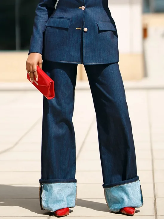 Urban Pockets Loose Denim Jeans