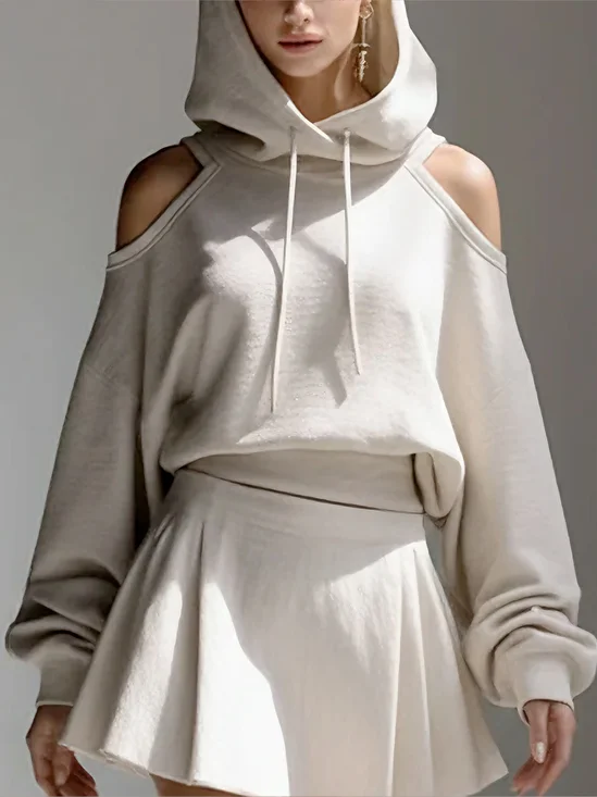 Urban Loosen Plain Hoodie