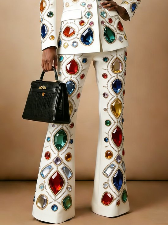 Urban 3D Printing Fashion Flare Pants