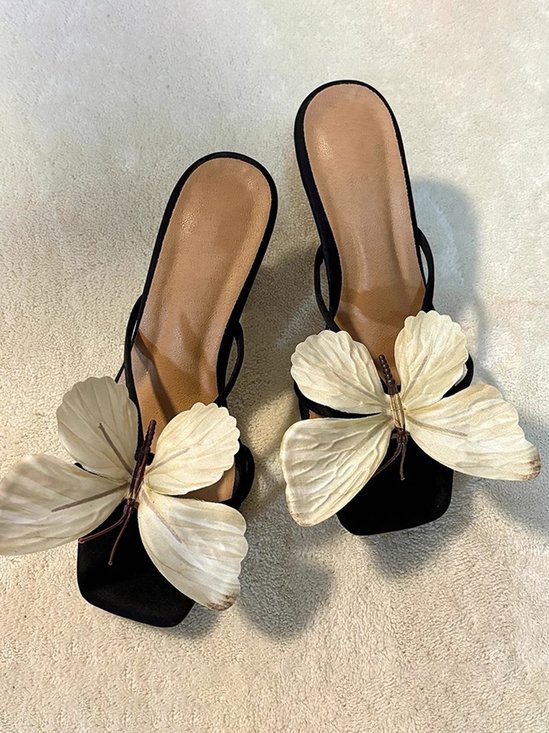 Stiletto Heel Rubber Summer Wedge Sandal