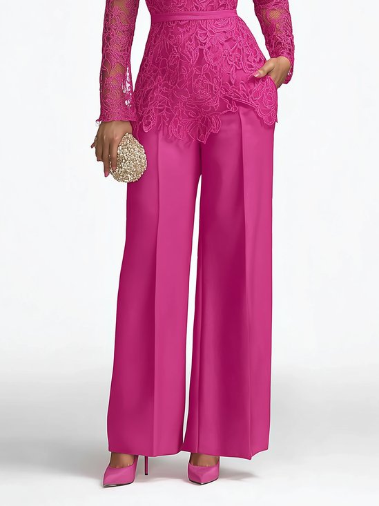Urban Plain Straight Pants