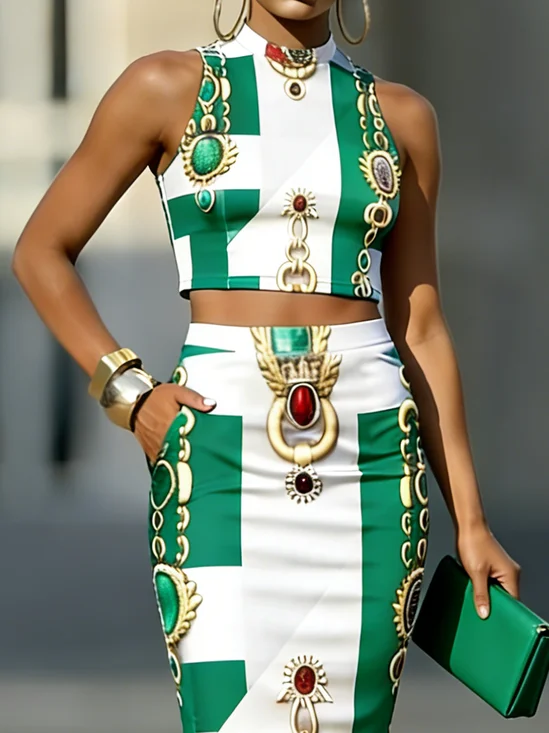 Urban 3D Printing Stand Collar Tank Top