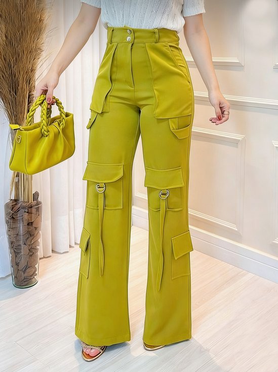 Urban Plain Pockets Cargo Pants