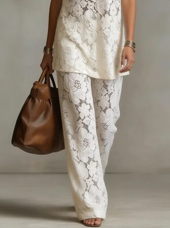 Urban Plain Straight Pants