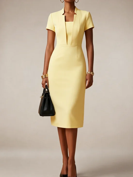 Elegant Regular Sleeve Others Dress With No