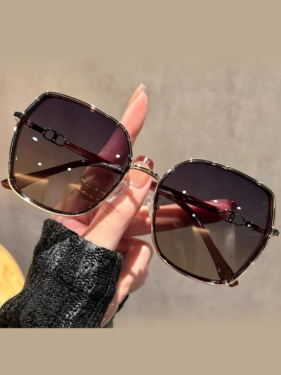 Casual Color Block All Season Sunglasses