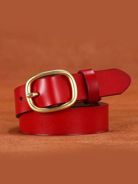 Casual Plain Belt