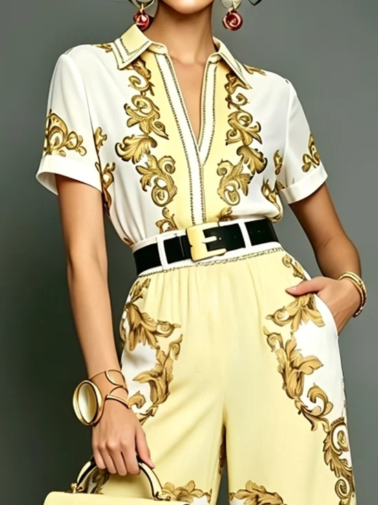 Urban 3D Printing Shirt Collar Shirt